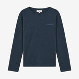Hellenmd logo LS t-shirt - Navy Sky