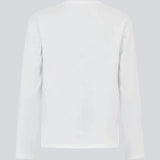 Langærmet t-shirt i bomuldsjersey. HellenMD LS t-shirt har en afslappet pasform med vidde, brede ærmer og rund hals.