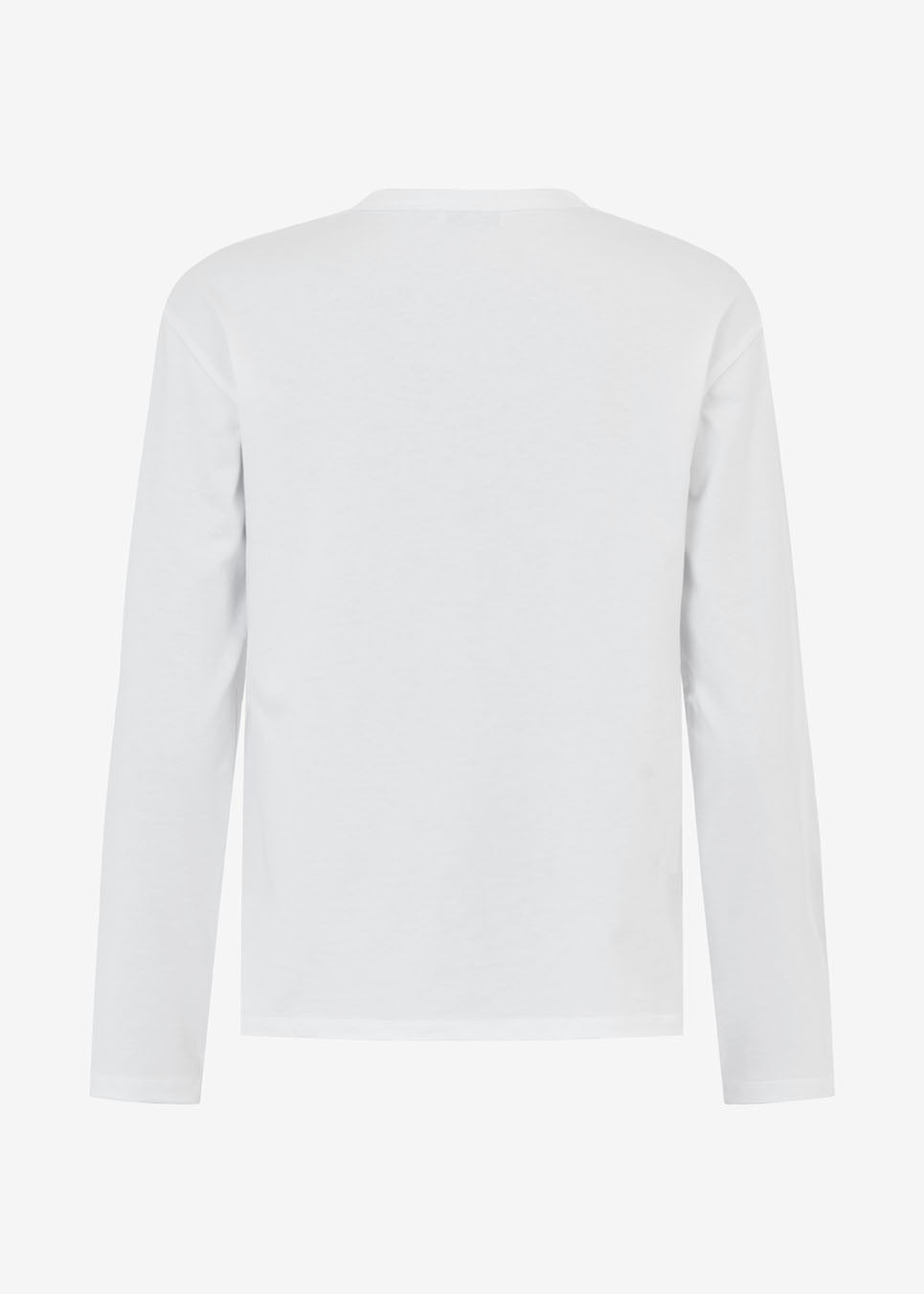 Langærmet t-shirt i bomuldsjersey. HellenMD LS t-shirt har en afslappet pasform med vidde, brede ærmer og rund hals.
