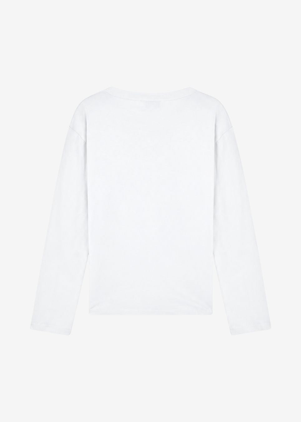 Hellenmd logo LS t-shirt - Soft White