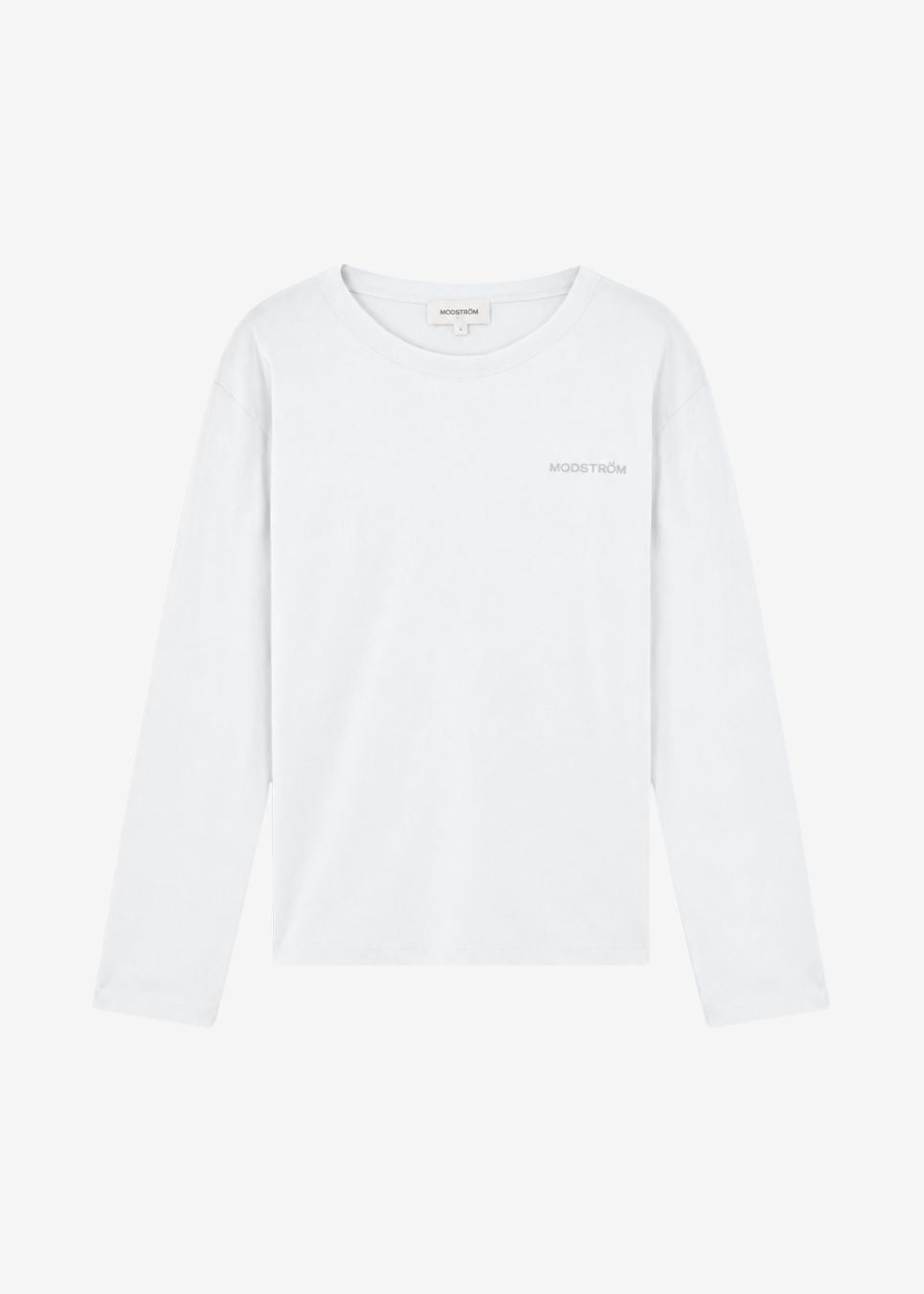 Hellenmd logo LS t-shirt - Soft White