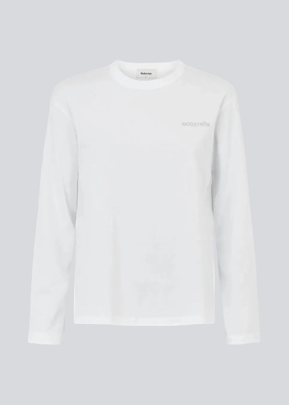 Langærmet t-shirt i bomuldsjersey. HellenMD LS t-shirt har en afslappet pasform med vidde, brede ærmer og rund hals.