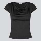 Himamd drapy t-shirt - Black