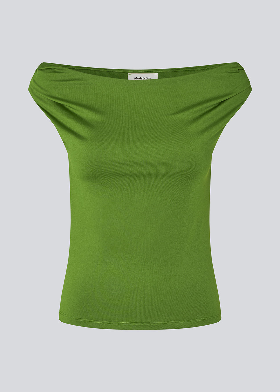 Off-shoulder top i et elastisk materiale. HimaMD off-shoulder top har en tætsiddende pasform og er let cropped.
