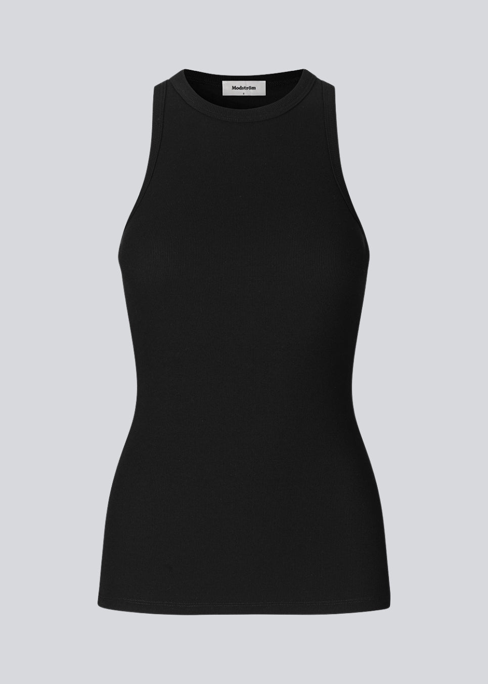 Lækker basic top i en blød bomuldsrib. Igor top har en tætsiddende pasform med bryderryg og er perfekt at style til et sporty look.
