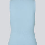 Ærmeløs top i ribbed bomuldsjersey. Igormd tank top har en tætsiddende pasform og en rund halsudskæring, cropped pasform med lange ærmer.