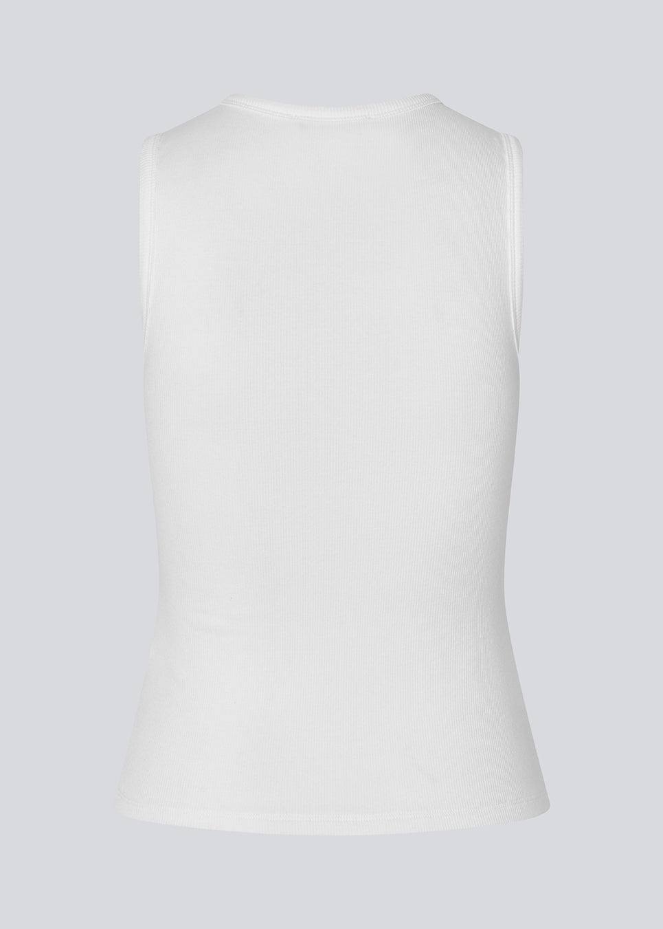 Ærmeløs top i ribbed bomuldsjersey. Igormd tank top har en tætsiddende pasform og en rund halsudskæring. cropped pasform med lange ærmer.