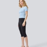 Lækker basic t-shirt i lyseblå i en blød bomuldsrib med stretch. Igormd short t-shirt har en tætsiddende pasform med korte ærmer.