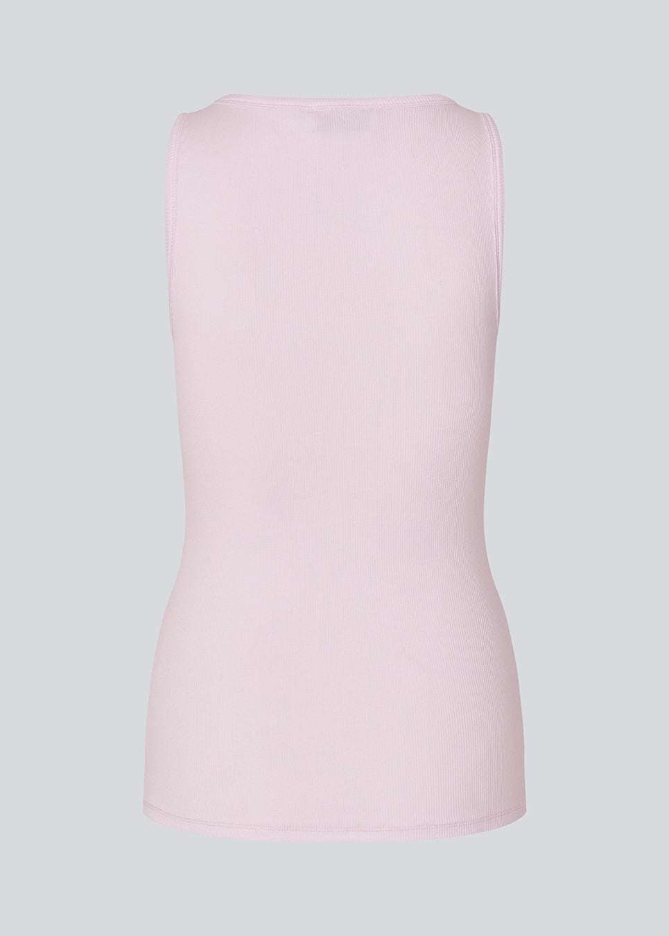 Ærmeløs top i ribbed bomuldsjersey. Igormd tank top har en tætsiddende pasform og en rund halsudskæring.