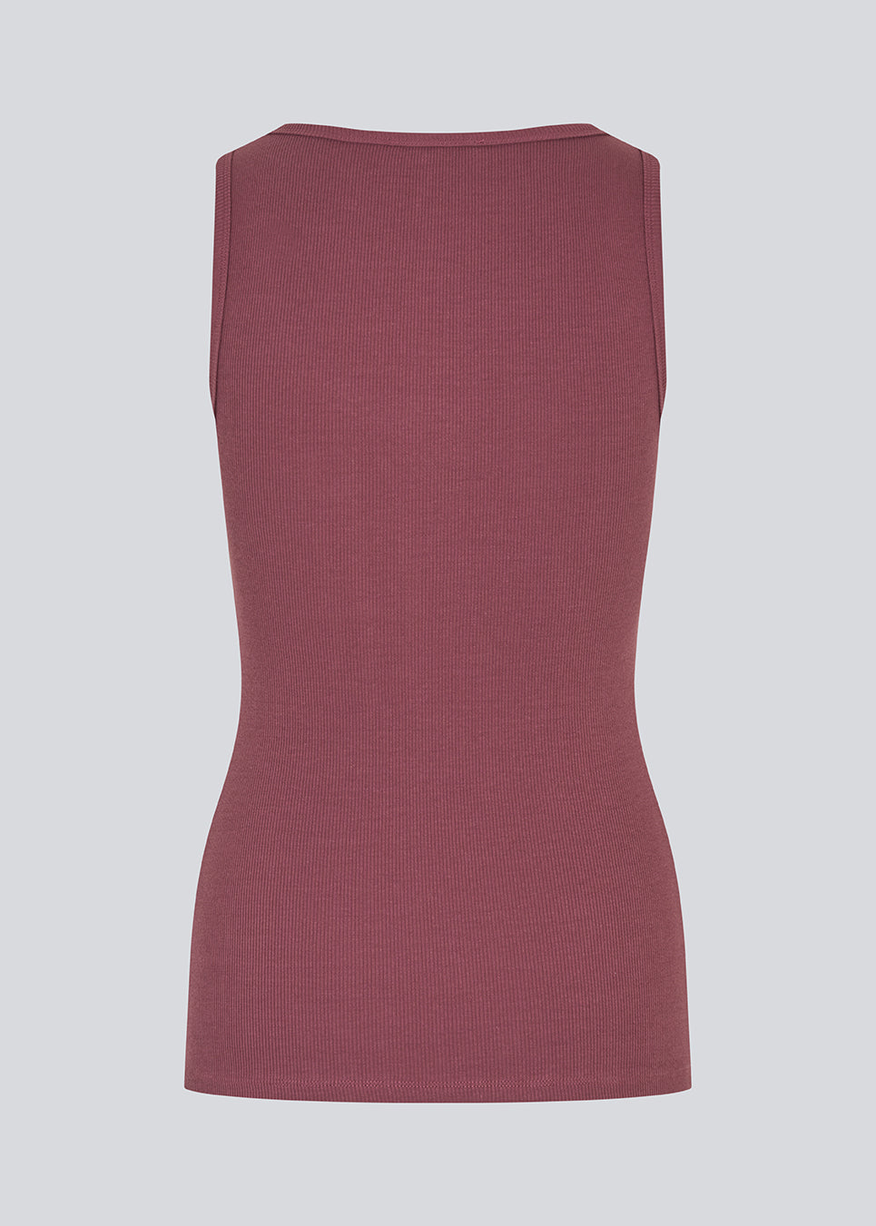 Ærmeløs top i ribbed bomuldsjersey. Igormd tank top har en tætsiddende pasform og en rund halsudskæring. cropped pasform med lange ærmer.&nbsp;