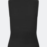 Ærmeløs top i ribbed bomuldsjersey. Igormd tank top har en tætsiddende pasform og en rund halsudskæring. cropped pasform med lange ærmer. Modellen er 175 cm og har en str S/36 på.