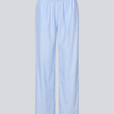 Løse bomuldsbukser i afslappet pasform. InaraMD pants har elastik i taljen samt balommer med dekorativ bølge detalje i kanten.  Style med matchende top: InaraMD shirt