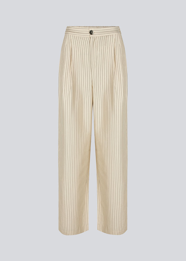 IsabelMD pants - Summer Sand Pinstripe