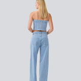 IvannaMD top - Light Blue Wash