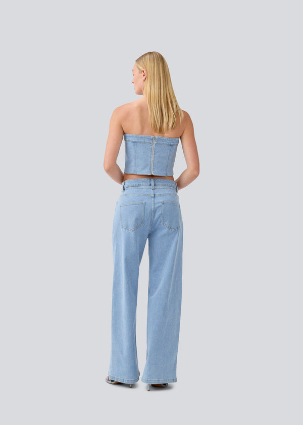 IvannaMD top - Light Blue Wash