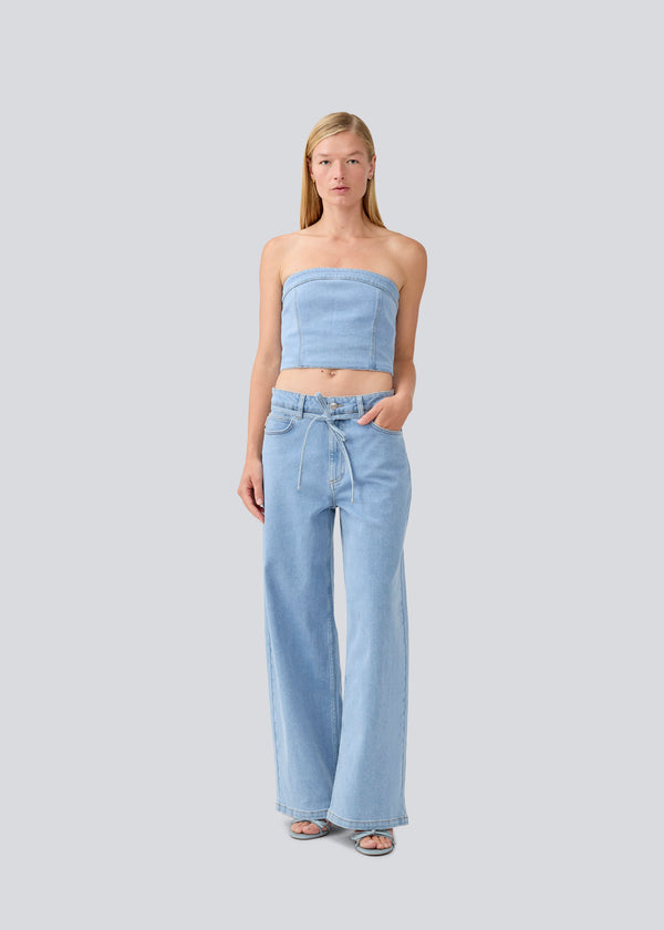 IvannaMD top - Light Blue Wash