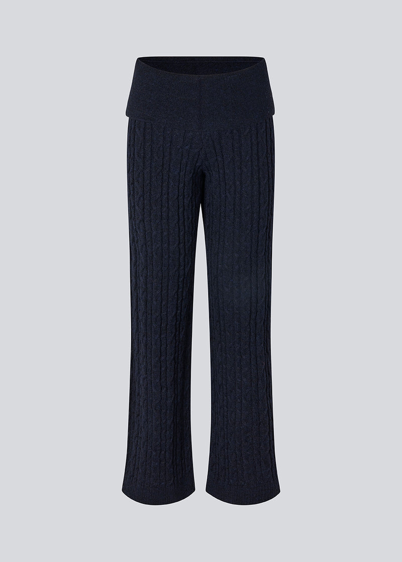 Josefinemd knit pants - Ombre Blue