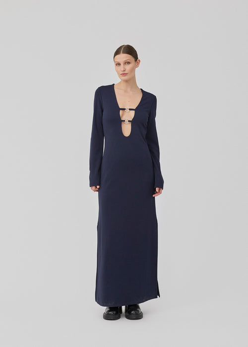 JosefineMD long dress - Baritone Blue