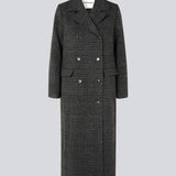 JuniperMD check coat - Dark Gray Check