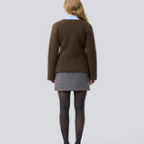 KlaytonMD cardigan - Dark Coffee