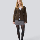 KlaytonMD cardigan - Dark Coffee