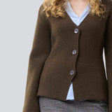 KlaytonMD cardigan - Dark Coffee