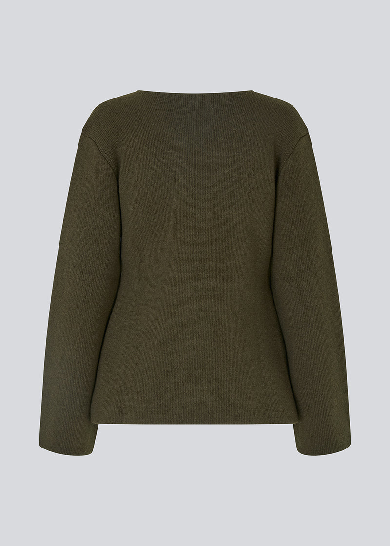 KlaytonMD cardigan - Dark Coffee