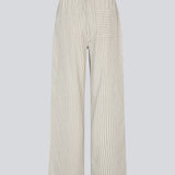Bukser med brede ben i 100% bomuld. NanikaMD stripe pants har en elastisk talje og sidelommer.
