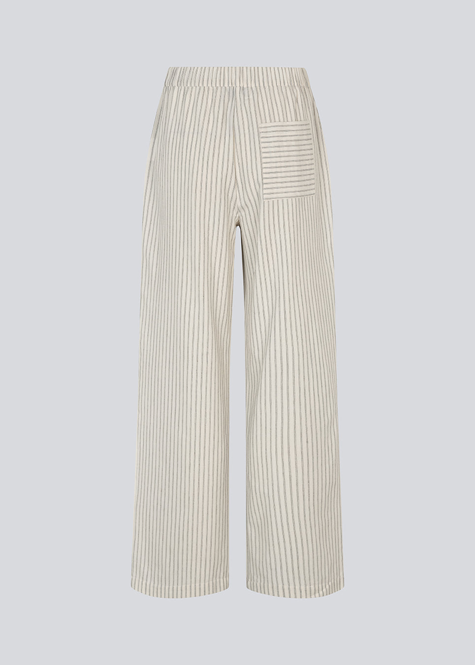 Bukser med brede ben i 100% bomuld. NanikaMD stripe pants har en elastisk talje og sidelommer.