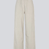 Bukser med brede ben i 100% bomuld. NanikaMD stripe pants har en elastisk talje og sidelommer.
