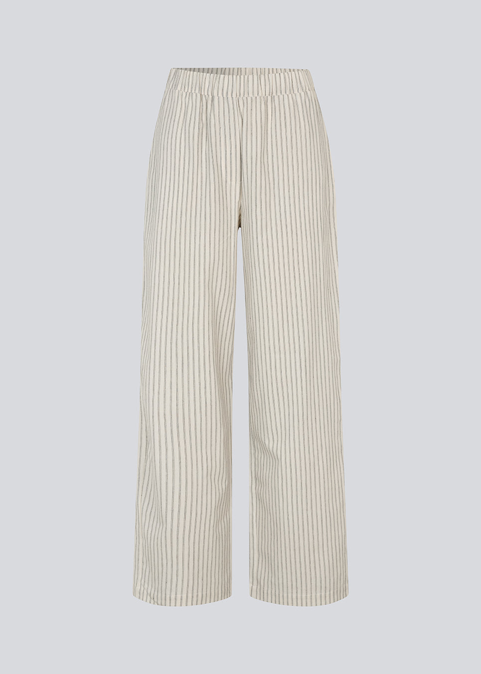 Bukser med brede ben i 100% bomuld. NanikaMD stripe pants har en elastisk talje og sidelommer.