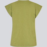 Kortærmet t-shirt i grøn i 100% organic cotton. Neomamd t-shirt har en v-udskæring og en løs pasform.