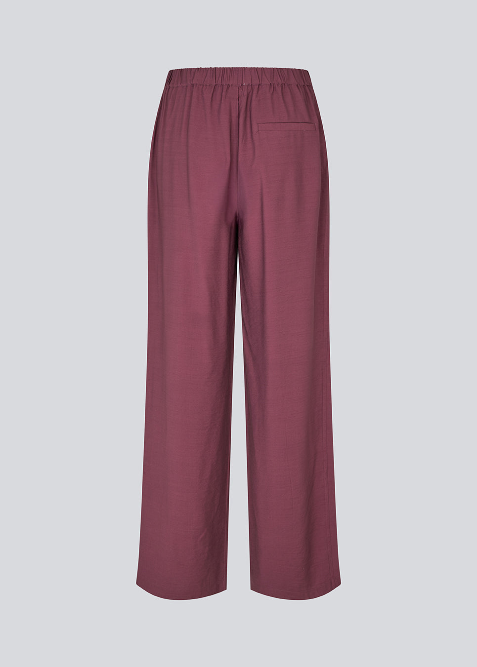 Bukser med brede ben i EcoVero viskose. NickiMD pants har en elastisk talje og sidelommer.
