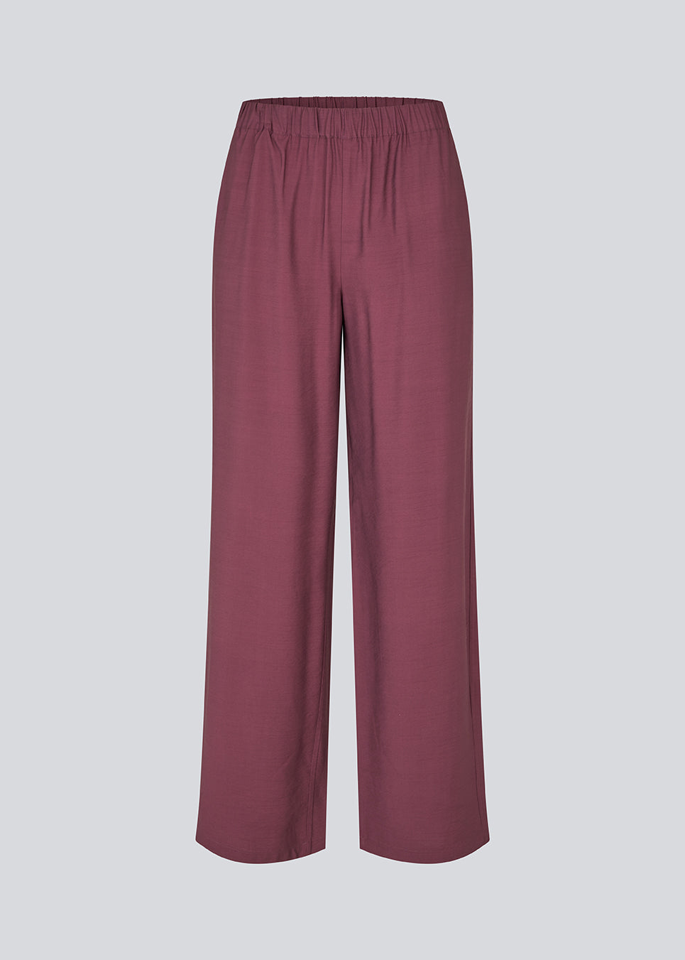 Bukser med brede ben i EcoVero viskose. NickiMD pants har en elastisk talje og sidelommer.