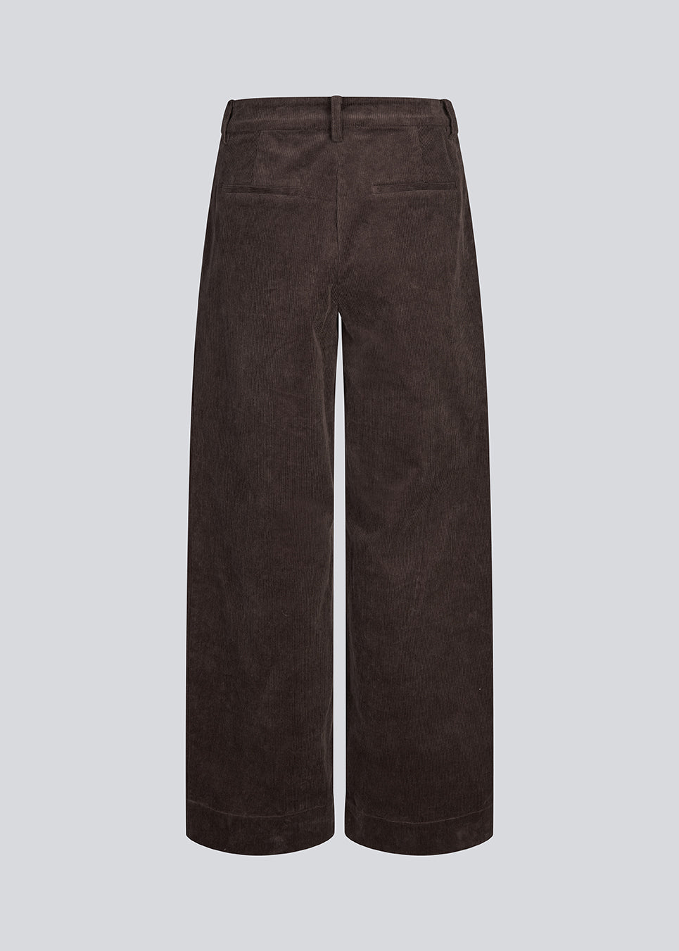 Habitbukser med læg i fløjl. Pablomd wide pants har lange brede ben og sidelommer. 