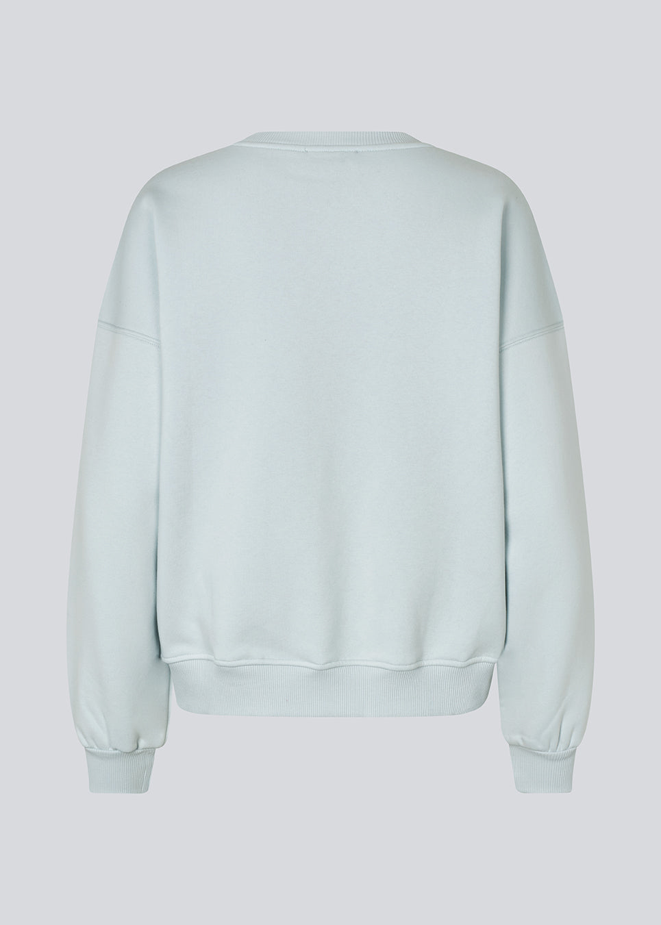 Sweatshirt i lyseblå i bomuldsblanding med logo. Paulamd sweat &nbsp;har en rund halsudskæring og ribkant vedbåde &nbsp;bund og ærmer.