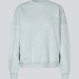 Sweatshirt i lyseblå i bomuldsblanding med logo. Paulamd sweat &nbsp;har en rund halsudskæring og ribkant vedbåde &nbsp;bund og ærmer.
