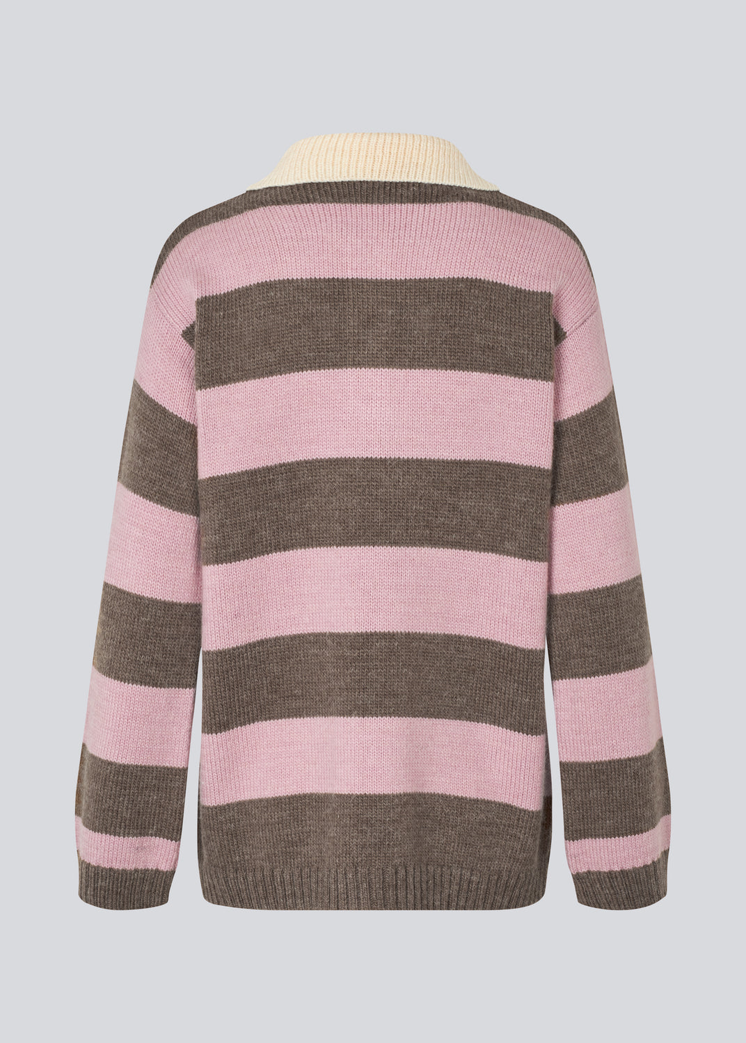 Pelhammd stripe polo - Lilac Chocolate Stripe