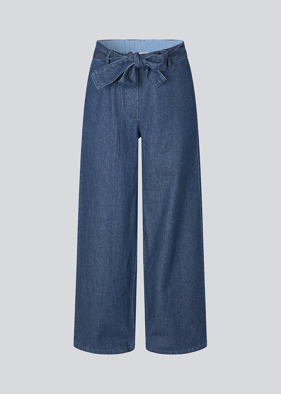 Bukser med brede ben og bindebånd i bomuldsdenim. Possymd pants har en elastik i taljen og sidelommer.&nbsp;