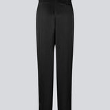 Bukser med bindebælte i satin. Royalmd pants har lige ben og et tidløst snit, der gør dem nemme at style til et hvert look.