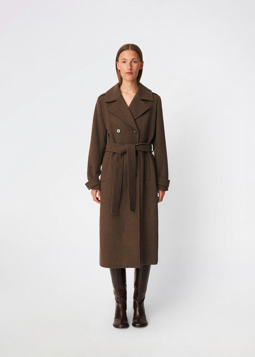 ShayMD coat - Chocolate Chip Melange