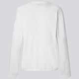 Langærmet hvid T-shirt i 100% økologisk bomuld med "Out of Office"-print på brystet. Sugarmd LS shirt er et casual, men cool valg til hverdagen med citatet i en frisk lyserød farve.