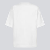 Kortærmet t-shirt i hvid med logo i bomuldsjersey. TakodaMD t-shirt har en afslappet pasform og en rund hals.