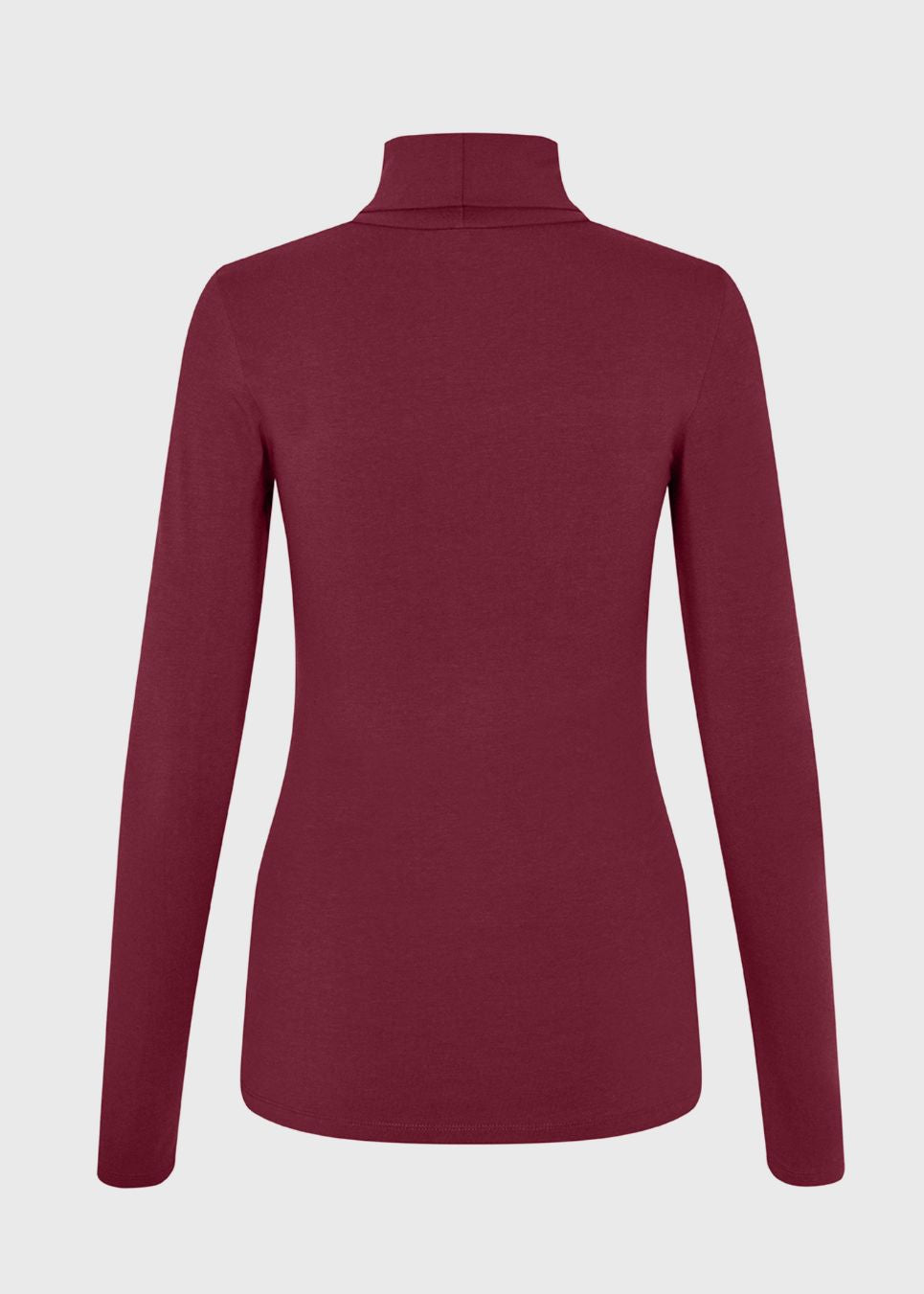 Top med rullekrave og lange ærmer i blød jersey med stretch. TannerMD top følger kroppen for en tætsiddende pasform. Brug den under en åben skjorte eller med bukser med vide ben for at skabe balance i silhuetten.&nbsp;