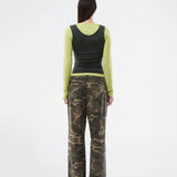 Thaliamd LS t-shirt - Split Pea/Army Dust