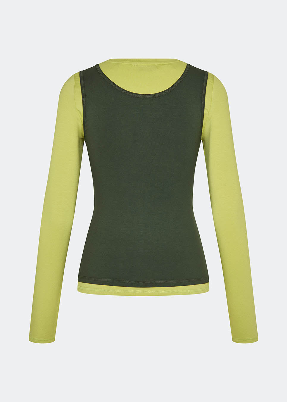 Thaliamd LS t-shirt - Split Pea/Army Dust