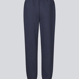 Sweatpants i mørkeblå i bomuldsblanding med logo. TiaMD pants har sidelommer, bindebånd og elastik i benene og taljen.