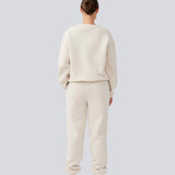 Sweatpants i bomuldsblanding med logo. TiaMD pants har sidelommer, bindebånd og elastik i benene og taljen. 