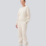 Sweatpants i bomuldsblanding med logo. TiaMD pants har sidelommer, bindebånd og elastik i benene og taljen. 