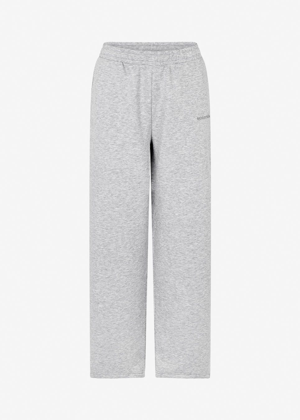 Afslappede og komfortable grå sweatpants. Tiamd straight pants er designet med elastisk talje og lige ben, der skaber en moderne og afslappet silhuet. Perfekte til både afslappede hverdagslooks og et cool, sporty sæt med den matchende sweatshirt.